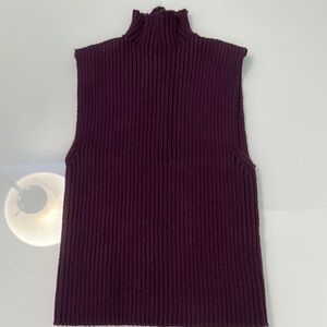 Zara High Neck Sleeveless Top